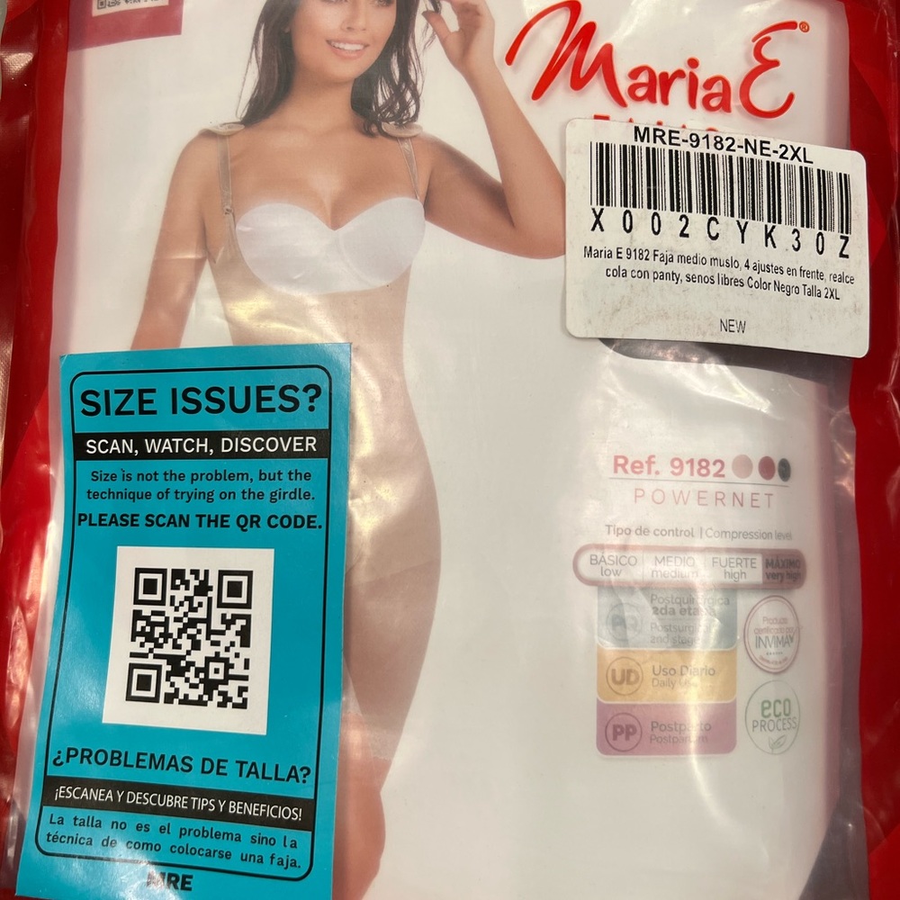 MariaE 9182 - High Compression Mid Thigh Faja 2x. Brand new! ACCEPTING OFFERS!